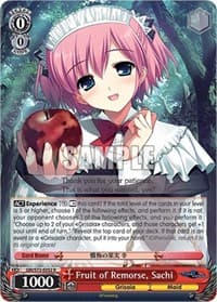 Fruit of Remorse, Sachi