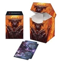 The Lord of the Rings: Tales of Middle-earth Sauron (V2) 100+ Deck Box for Magic: The Gathering
