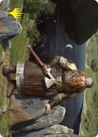 Mirrormere Guardian Art Card (Gold-Stamped Signature)