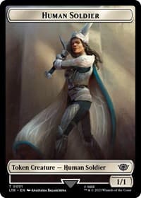 Human Soldier (0001) // Food (0009) Double-Sided Token