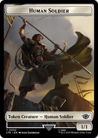 Human Soldier (0002) // Food (0009) Double-Sided Token