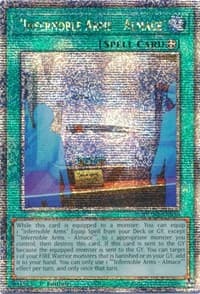 "Infernoble Arms - Almace" (Quarter Century Secret Rare)