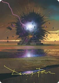 Return to Dust Art Card (Gold-Stamped Signature)