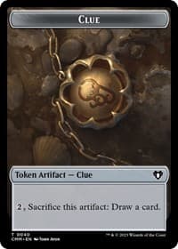 Clue // Dragon (0020) Double-Sided Token