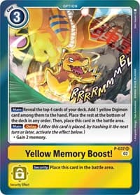 Yellow Memory Boost! (Resurgence Booster Reprint)