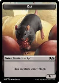 Rat // Food (0013) Double-Sided Token