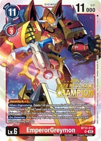 EmperorGreymon (2023 Regionals Champion)