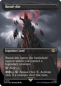 Barad-dur (0751) (Borderless) (Surge Foil)