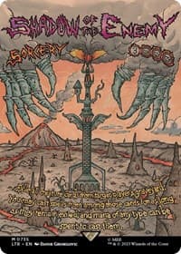 Shadow of the Enemy (Borderless Poster)