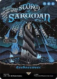 Storm of Saruman (Borderless Poster) (Serial Numbered)