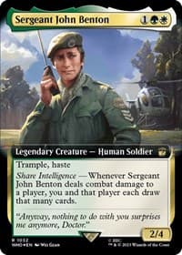 Sergeant John Benton (Extended Art) (Surge Foil)