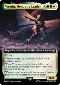 Vrestin, Menoptra Leader (Extended Art) (Surge Foil)