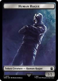 Human Rogue // Clue (0021) Double-Sided Token