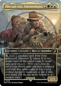Ellie and Alan, Paleontologists (Borderless) (Emblem)