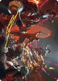 Hit the Mother Lode Art Card (Gold-Stamped Signature)