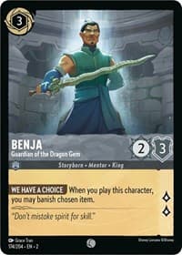Benja - Guardian of the Dragon Gem
