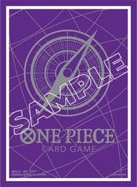 One Piece Card Game Official Limited Sleeves - Standard Purple & Silver