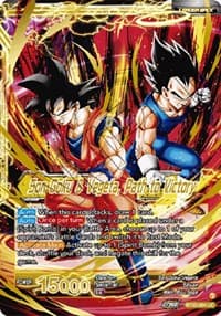 SS Vegito // Son Goku & Vegeta, Path to Victory (Giant Card)