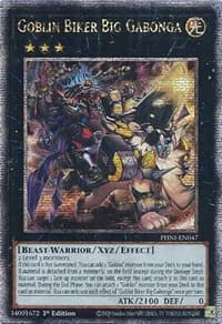 Goblin Biker Big Gabonga (Quarter Century Secret Rare)