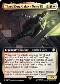 Three Dog, Galaxy News DJ (Extended Art) (Surge Foil)