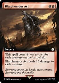 Blasphemous Act (Extended Art) (Surge Foil)