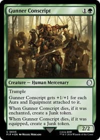 Gunner Conscript (Surge Foil)