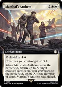 Marshal's Anthem (Extended Art) (Surge Foil)