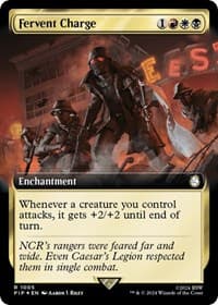 Fervent Charge (Extended Art) (Surge Foil)
