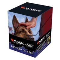 Fallout Dogmeat, Ever Loyal 100+ Deck Box for Magic: The Gathering