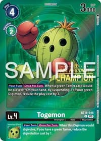 Togemon (2024 Regionals Champion)