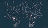 Pokemon TCG: Espeon & Umbreon Starry Constellations Playmat