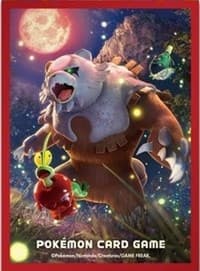 Pokemon TCG: Pokemon Center Japan Exclusive Card Sleeves - Bloodmoon Ursaluna (64-Pack)