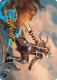 Annie Flash, the Veteran Art Card (Gold-Stamped Signature)