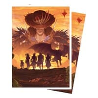 Outlaws of Thunder Junction Gang Silhouette APEX Deck Protector Sleeves for Magic (105-pack)