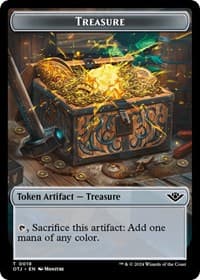 Treasure // Bat Double-Sided Token