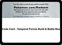 Code Card - Temporal Forces Build & Battle Box