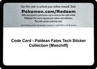 Code Card - Paldean Fates Tech Sticker Collection [Maschiff]