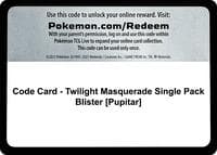 Code Card - Twilight Masquerade Single Pack Blister [Pupitar]