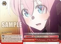Performance of Her Dreams