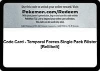 Code Card - Temporal Forces Single Pack Blister [Bellibolt]