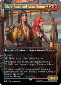 Mary Read and Anne Bonny (Borderless)