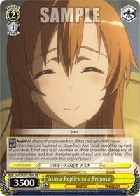 Asuna Replies to a Proposal (TD)