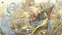 Bloomburrow Playmat for Magic: The Gathering - Helga, Skittish Seer