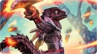 Bloomburrow Playmat for Magic: The Gathering - Gev, Scaled Scorch