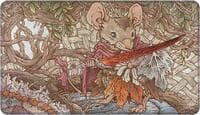 Bloomburrow Holofoil Standard Gaming Playmat for Magic: The Gathering - Mabel, Heir to Cragflame