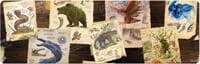 Bloomburrow 8ft Table Playmat for Magic: The Gathering - Calamity Beasts Field Notes