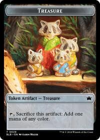 Treasure // Steampath Charger Double-Sided Token