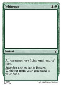 Whiteout (White Border)
