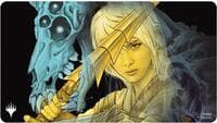 Duskmourn Playmat for Magic: The Gathering - Alt Art Key Character Mythic 1 (The Wandering Rescuer - Double Exposure Alt)
