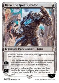 Karn, the Great Creator (White Border)